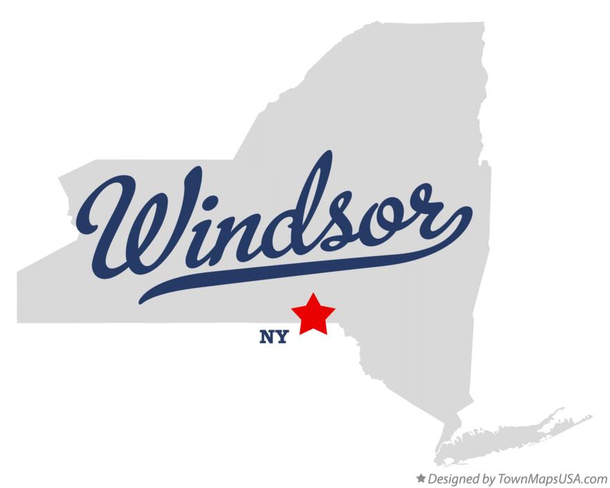 Map of Windsor New York NY