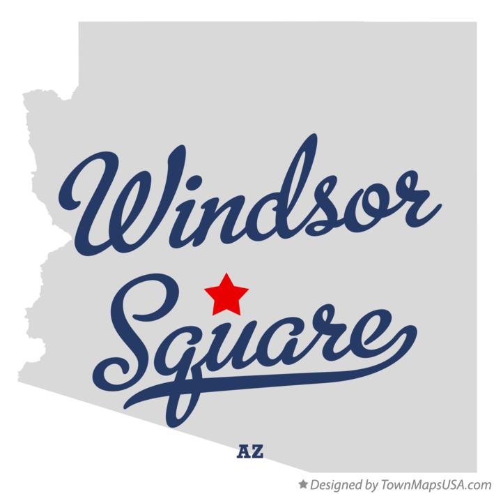 Map of Windsor Square Arizona AZ