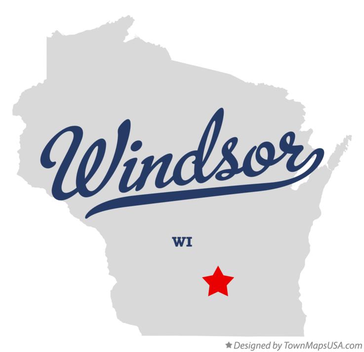 Map of Windsor Wisconsin WI