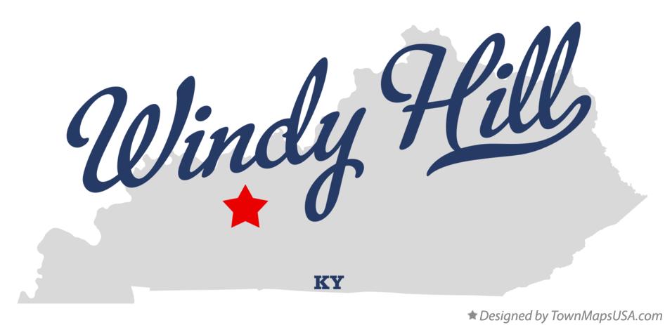 Map of Windy Hill Kentucky KY