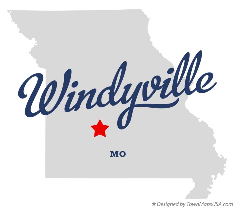 Map of Windyville Missouri MO