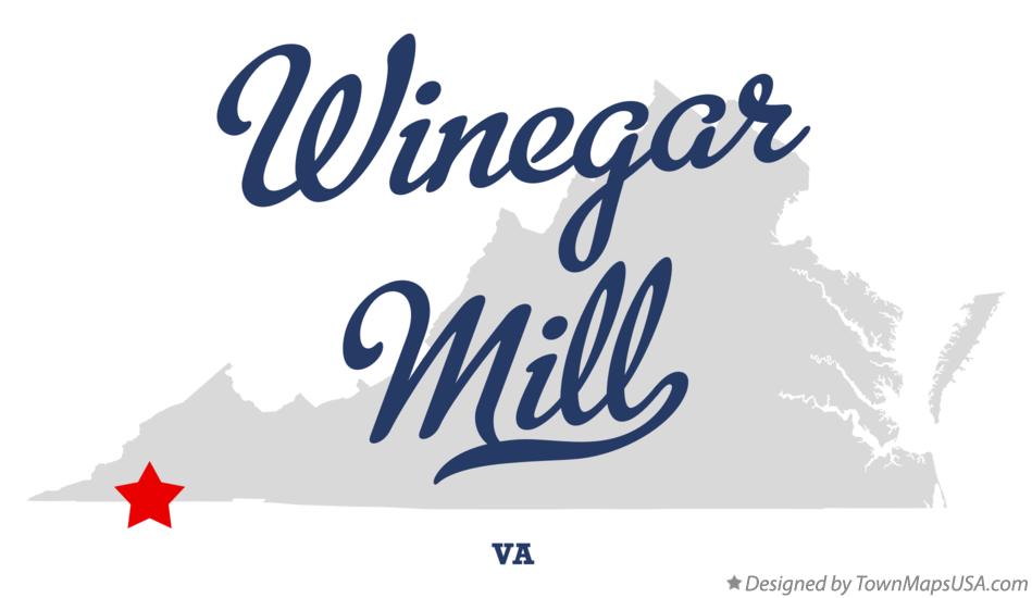 Map of Winegar Mill Virginia VA