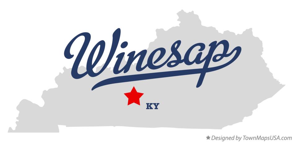 Map of Winesap Kentucky KY