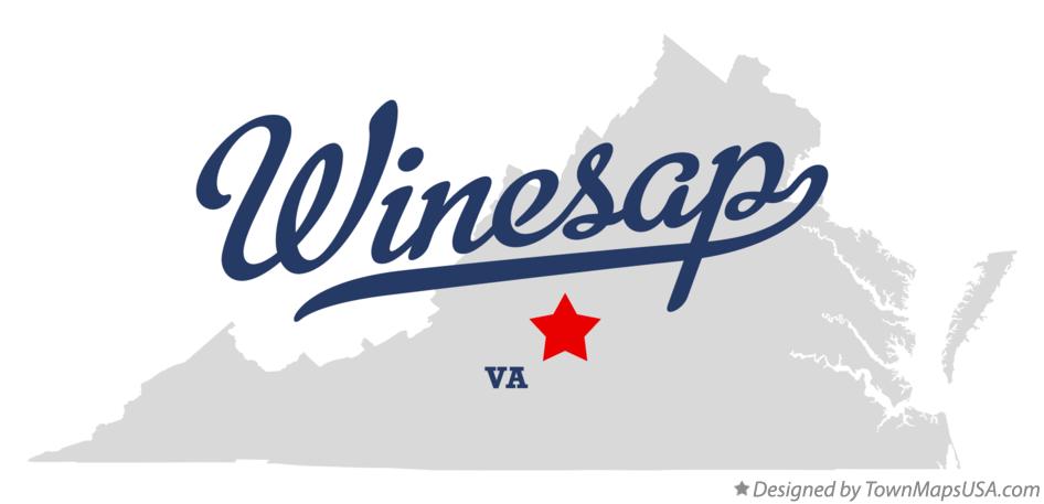 Map of Winesap Virginia VA
