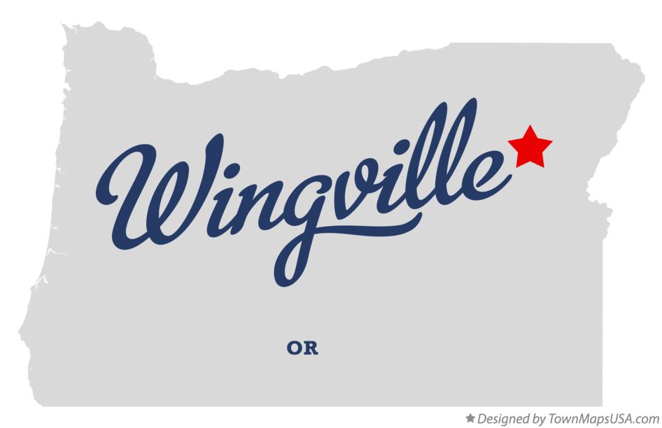 Map of Wingville Oregon OR