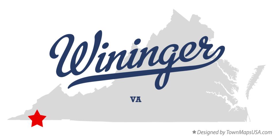 Map of Wininger Virginia VA