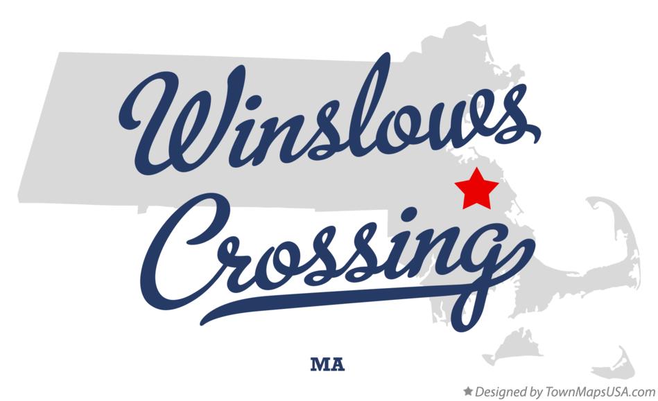 Map of Winslows Crossing Massachusetts MA