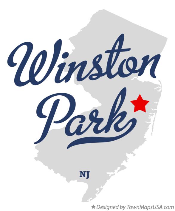 Map of Winston Park New Jersey NJ