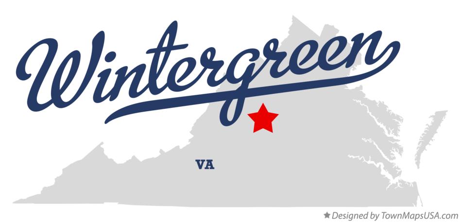 Map of Wintergreen Virginia VA