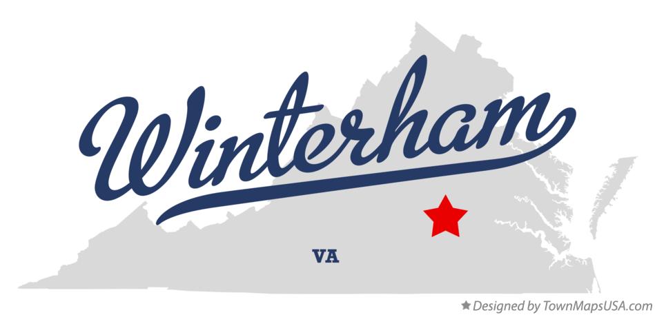 Map of Winterham Virginia VA