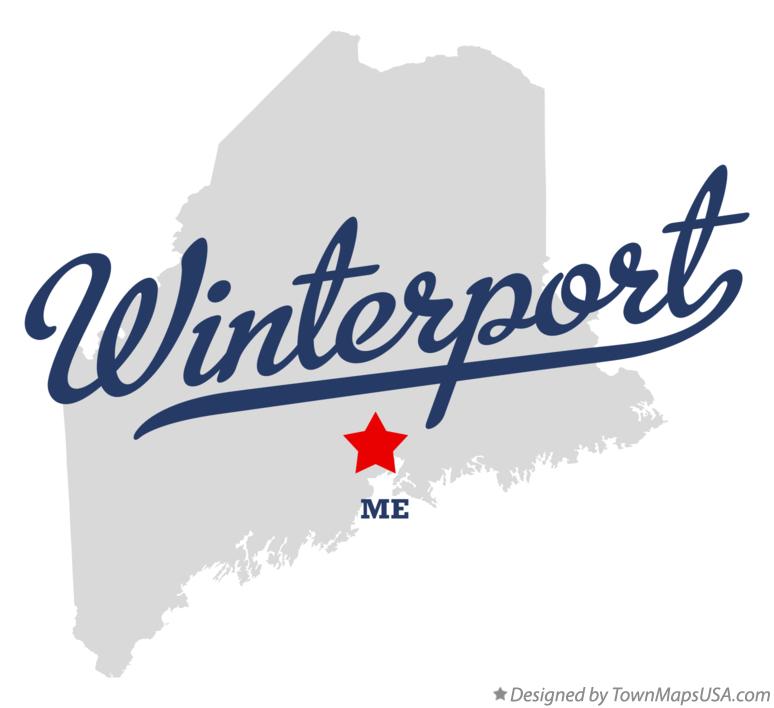 Map of Winterport Maine ME