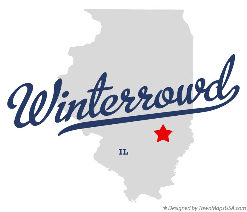 Map of Winterrowd Illinois IL