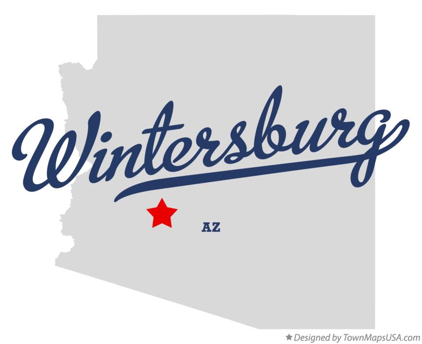 Map of Wintersburg Arizona AZ