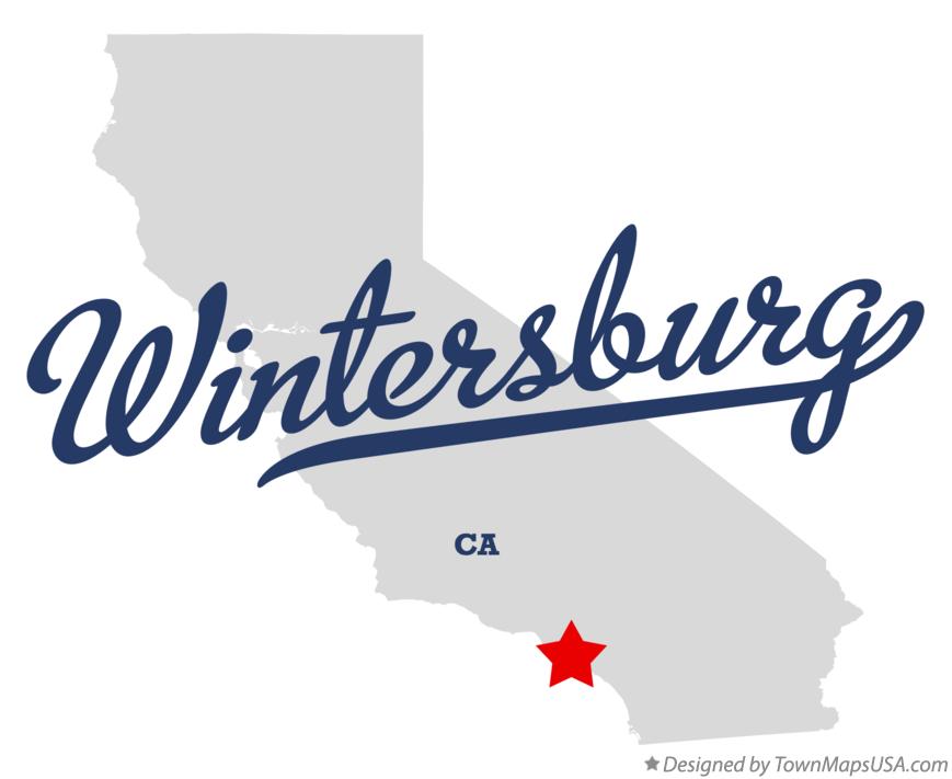 Map of Wintersburg California CA