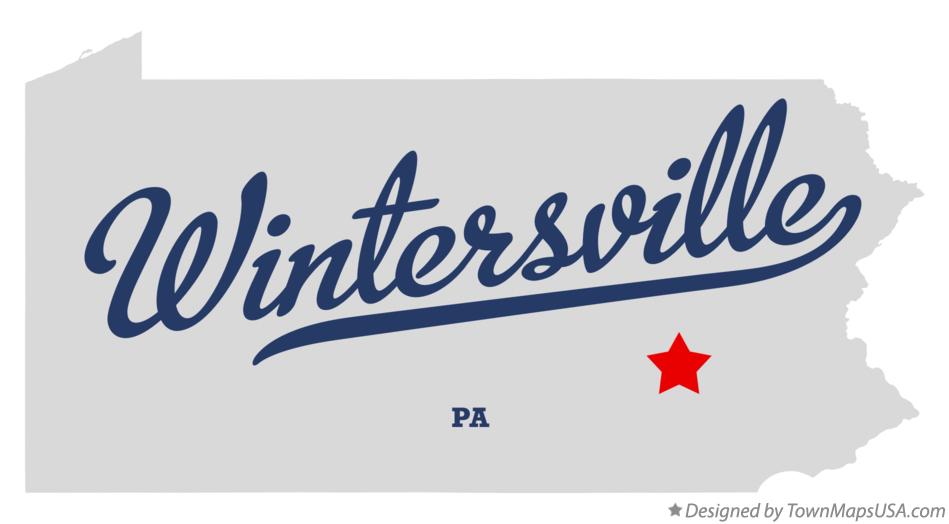 Map of Wintersville Pennsylvania PA