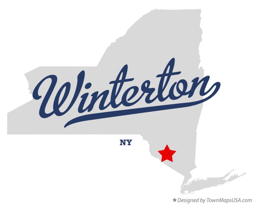Map of Winterton New York NY