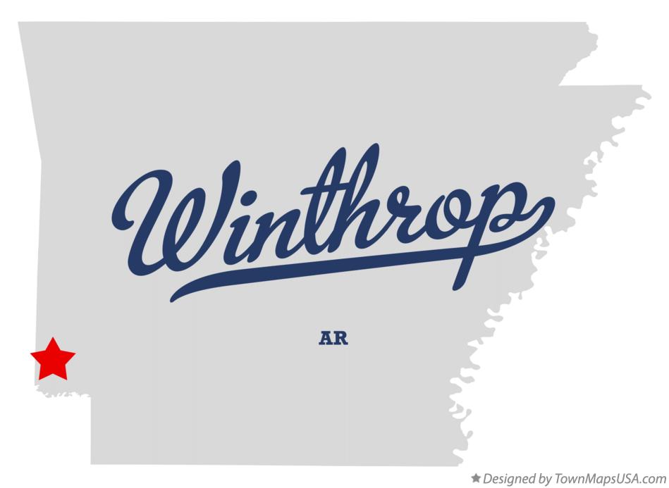 Map of Winthrop Arkansas AR