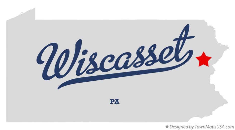 Map of Wiscasset Pennsylvania PA