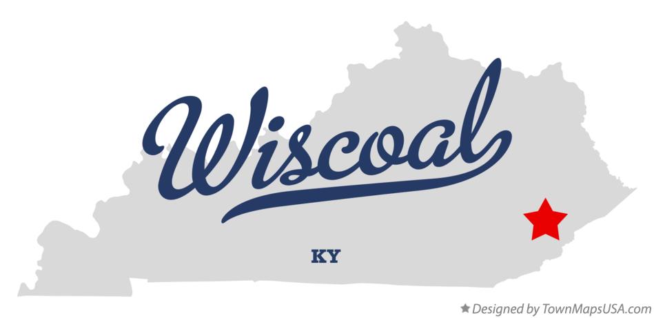 Map of Wiscoal Kentucky KY