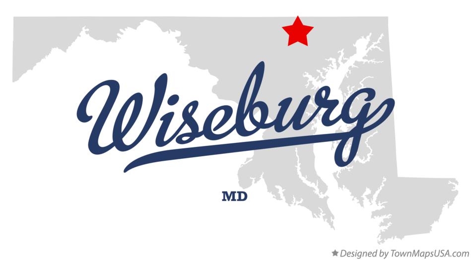 Map of Wiseburg Maryland MD