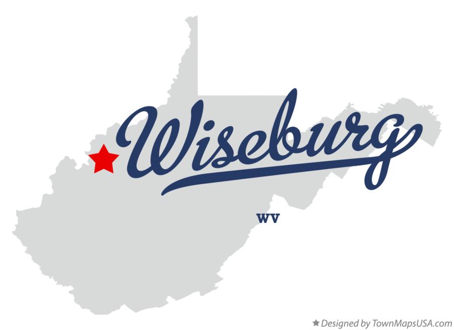 Map of Wiseburg West Virginia WV