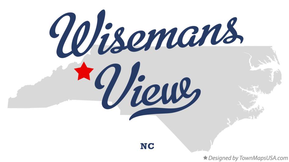 Map of Wisemans View North Carolina NC