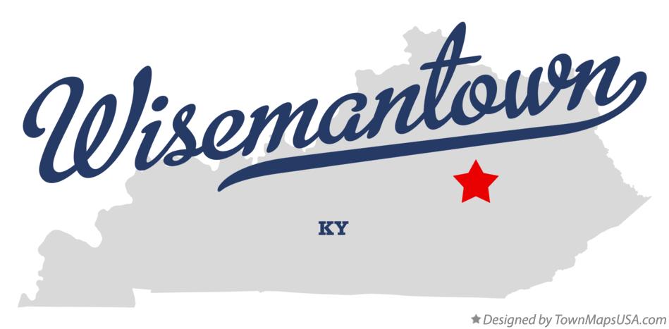 Map of Wisemantown Kentucky KY