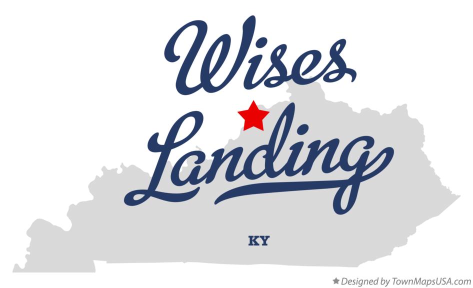 Map of Wises Landing Kentucky KY