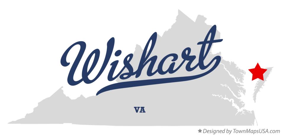 Map of Wishart Virginia VA