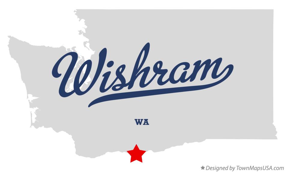 Map of Wishram Washington WA