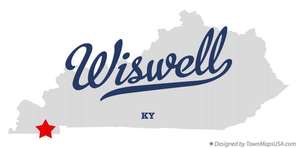 Map of Wiswell Kentucky KY
