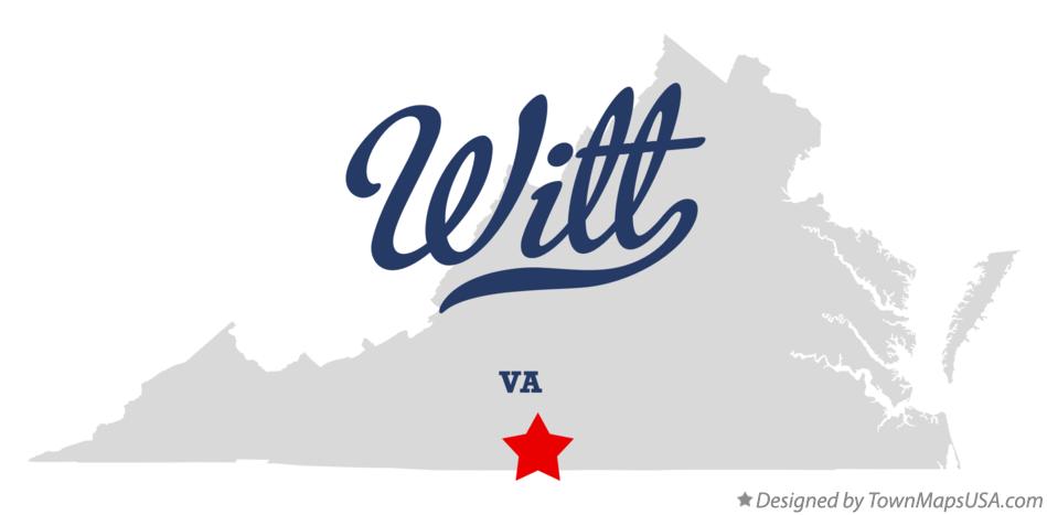 Map of Witt Virginia VA