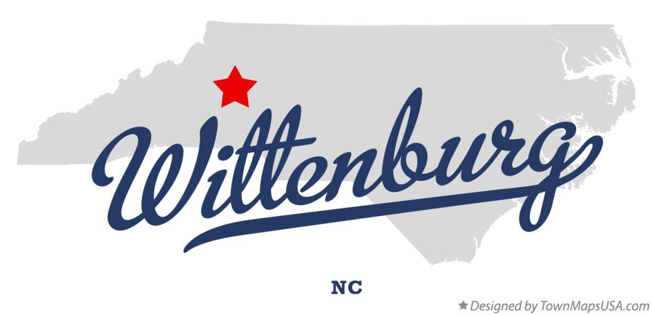 Map of Wittenburg North Carolina NC