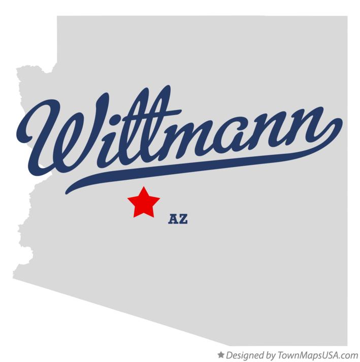 Map of Wittmann Arizona AZ