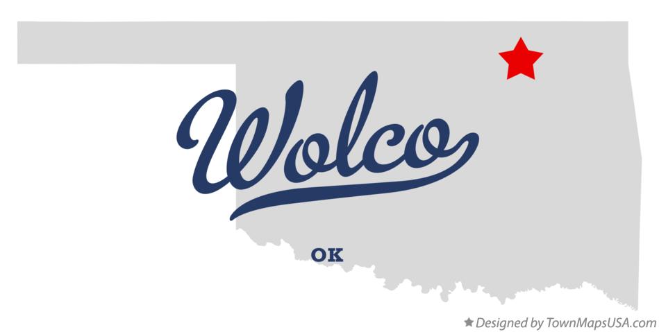 Map of Wolco Oklahoma OK