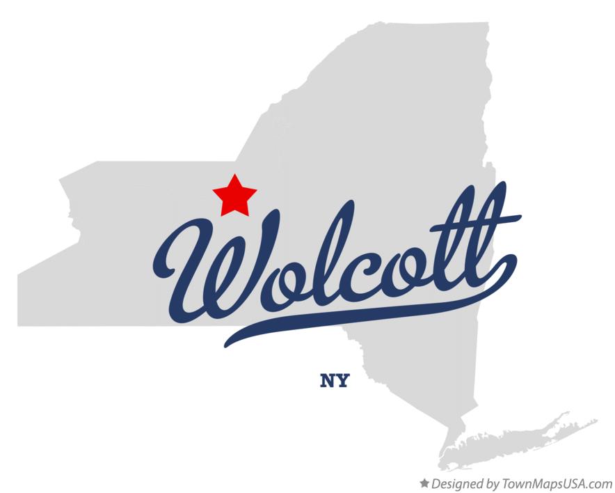 Map of Wolcott New York NY