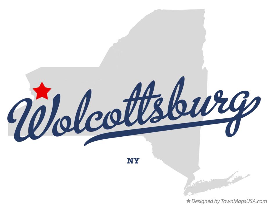 Map of Wolcottsburg New York NY
