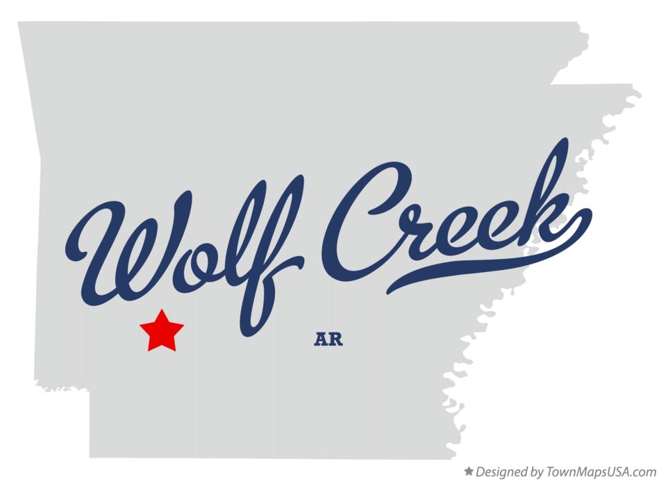 Map of Wolf Creek Arkansas AR