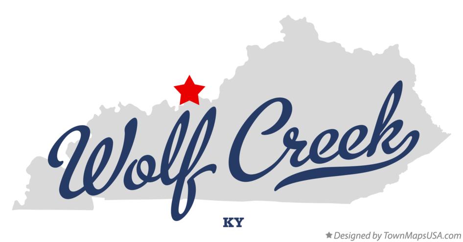 Map of Wolf Creek Kentucky KY