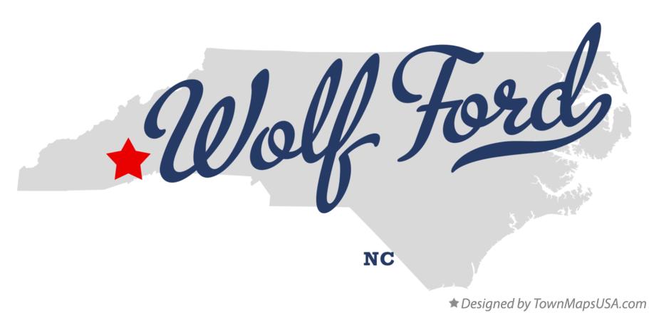 Map of Wolf Ford North Carolina NC