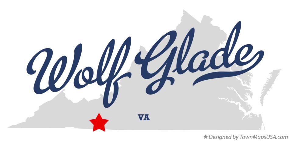 Map of Wolf Glade Virginia VA