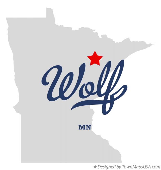 Map of Wolf Minnesota MN
