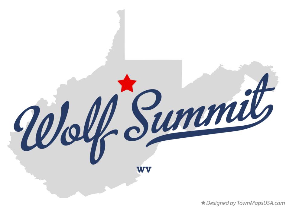 Map of Wolf Summit West Virginia WV