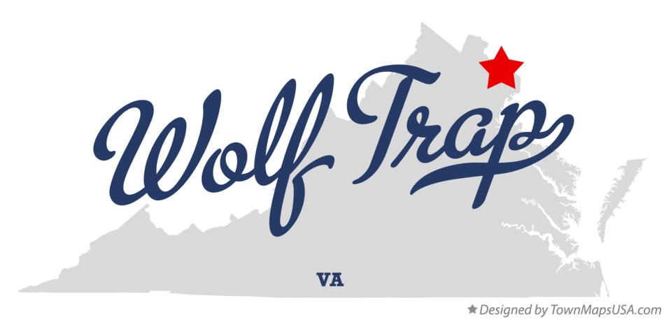 Map of Wolf Trap Virginia VA