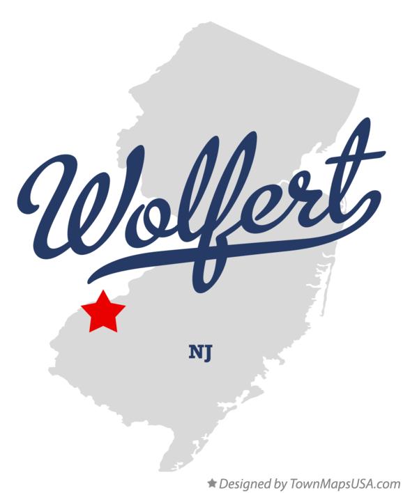 Map of Wolfert New Jersey NJ