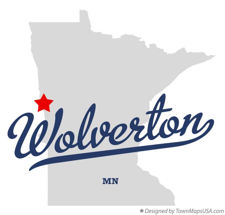 Map of Wolverton Minnesota MN