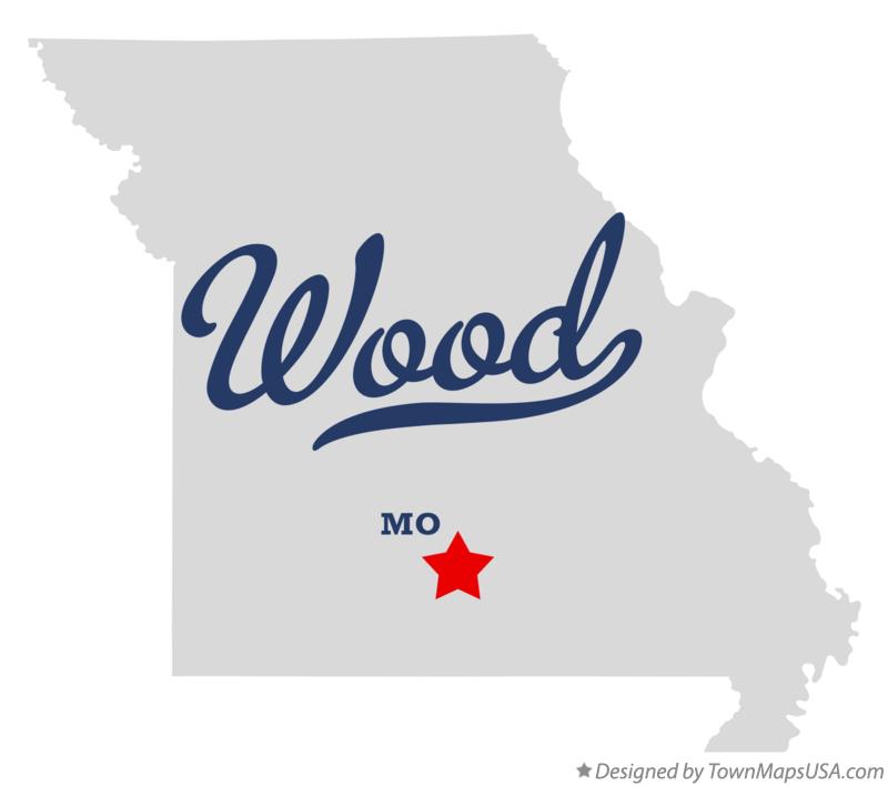 Map of Wood Missouri MO