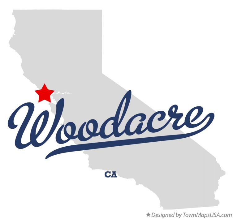 Map of Woodacre California CA