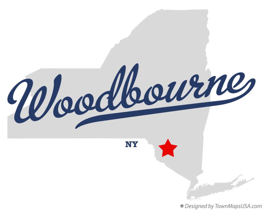 Map of Woodbourne New York NY