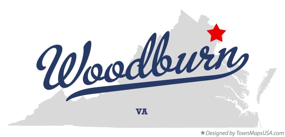 Map of Woodburn Virginia VA